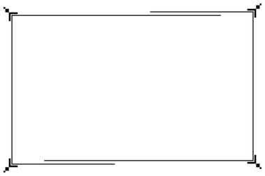 Frame of border rectangle  line. Design of simple stripe black on white background. Design print for placard, illustration, certificate, card, background. Set 5