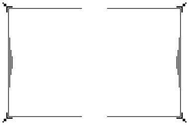 Frame of border rectangle  line. Design of simple stripe black on white background. Design print for placard, illustration, certificate, card, background. Set 4