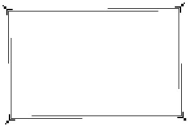 Frame of border rectangle  line. Design of simple stripe black on white background. Design print for placard, illustration, certificate, card, background. Set 3