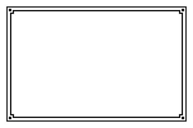 Rectangle of border frame. Design of stripe black on white background. Design print for illustration, texture, placard, certificate, background. Set 10