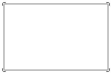 Rectangle of frame border. Design simple of stripe black on white background. Design print for illustration, certificate, placard, background. Set 35