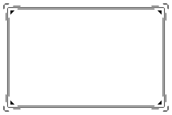 Rectangle of frame border. Design simple of stripe black on white background. Design print for illustration, certificate, placard, background. Set 38