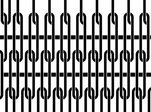 Regular vertical chain pattern. Design stripe black on white background. Design print for illustration, texture, wallpaper, background.