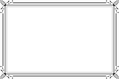 Süslü vintage çerçevelerin elementleri. Beyaz, klasik el yazısı kıvrımlarında sınır siyahı, çiçek motifleri. Tebrik kartları için tasarım baskısı, düğün davetiyeleri, restoran menüsü, kraliyet sertifikaları. 59 'u ayarla