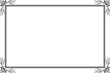 Süslü vintage çerçevelerin elementleri. Beyaz, klasik el yazısı kıvrımlarında sınır siyahı, çiçek motifleri. Tebrik kartları için tasarım baskısı, düğün davetiyeleri, restoran menüsü, kraliyet sertifikaları. 10 'u ayarla