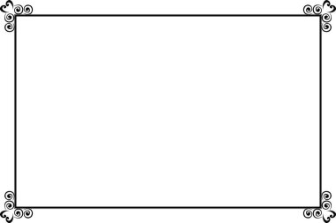 Süslü vintage çerçevelerin elementleri. Beyaz, klasik el yazısı kıvrımlarında sınır siyahı, çiçek motifleri. Tebrik kartları için tasarım baskısı, düğün davetiyeleri, restoran menüsü, kraliyet sertifikaları. 59 'u ayarla