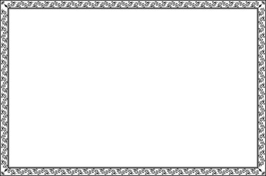 Süslü vintage çerçevelerin elementleri. Beyaz, klasik el yazısı kıvrımlarında sınır siyahı, çiçek motifleri. Tebrik kartları için tasarım baskısı, düğün davetiyeleri, restoran menüsü, kraliyet sertifikaları. 89 ayarla.