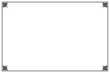 Süslü vintage çerçevelerin elementleri. Beyaz, klasik el yazısı kıvrımlarında sınır siyahı, çiçek motifleri. Tebrik kartları için tasarım baskısı, düğün davetiyeleri, restoran menüsü, kraliyet sertifikaları. 15. set