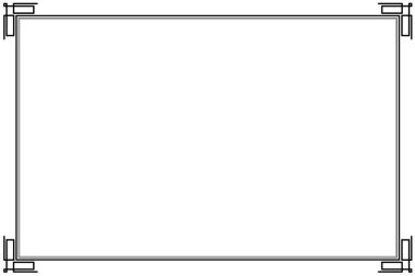 Süslü vintage çerçevelerin elementleri. Beyaz, klasik el yazısı kıvrımlarında sınır siyahı, çiçek motifleri. Tebrik kartları için tasarım baskısı, düğün davetiyeleri, restoran menüsü, kraliyet sertifikaları. 4. Set