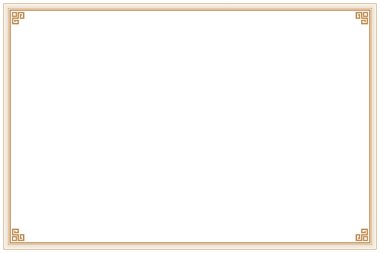 Süslü vintage çerçevelerin elementleri. Doğulu beyaz motifler üzerinde sınır altını. Tebrik kartları için tasarım baskısı, düğün davetiyeleri, restoran menüsü, kraliyet sertifikaları. 86 'yı ayarla