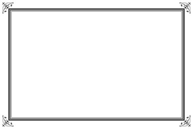 Süslü vintage çerçevelerin elementleri. Beyaz, klasik el yazısı kıvrımlarında sınır siyahı, çiçek motifleri. Tebrik kartları için tasarım baskısı, düğün davetiyeleri, restoran menüsü, kraliyet sertifikaları. 357 'yi ayarla