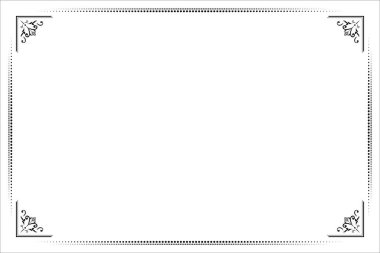 Süslü vintage çerçevelerin elementleri. Beyaz, klasik el yazısı kıvrımlarında sınır siyahı, çiçek motifleri. Tebrik kartları için tasarım baskısı, düğün davetiyeleri, restoran menüsü, kraliyet sertifikaları. 365 'i ayarla