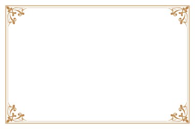 Süslü vintage çerçevelerin elementleri. Beyaz, klasik el yazısı kıvrımları ve çiçek motifleri üzerinde sınır altını. Tebrik kartları için tasarım baskısı, düğün davetiyeleri, restoran menüsü, kraliyet sertifikaları. 17. set