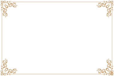 Süslü vintage çerçevelerin elementleri. Beyaz, klasik el yazısı kıvrımları ve çiçek motifleri üzerinde sınır altını. Tebrik kartları için tasarım baskısı, düğün davetiyeleri, restoran menüsü, kraliyet sertifikaları. 34. set