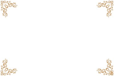 Süslü vintage çerçevelerin elementleri. Beyaz, klasik el yazısı kıvrımları ve çiçek motifleri üzerinde sınır altını. Tebrik kartları için tasarım baskısı, düğün davetiyeleri, restoran menüsü, kraliyet sertifikaları. 45. set