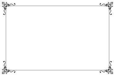 Süslü vintage çerçevelerin elementleri. Beyaz, klasik el yazısı kıvrımlarında sınır siyahı, çiçek motifleri. Tebrik kartları için tasarım baskısı, düğün davetiyeleri, restoran menüsü, kraliyet sertifikaları. 57 'yi ayarla