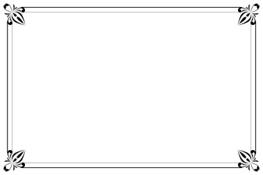 Süslü vintage çerçevelerin elementleri. Beyaz, klasik el yazısı kıvrımlarında sınır siyahı, çiçek motifleri. Tebrik kartları için tasarım baskısı, düğün davetiyeleri, restoran menüsü, kraliyet sertifikaları. 90 'ı ayarla