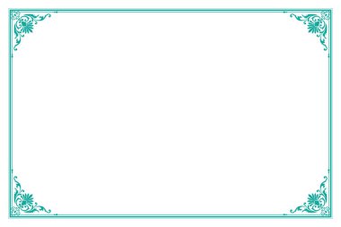 Süslü vintage çerçevelerin elementleri. Beyaz, klasik el yazısı kıvrımlarında sınır ışığı yeşili, çiçek motifleri. Tebrik kartları için tasarım baskısı, düğün davetiyeleri, restoran menüsü, kraliyet sertifikaları. 129 'u ayarla