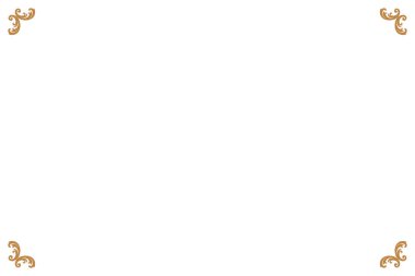 Süslü köşeli klasik kırmızı çerçeve. 330