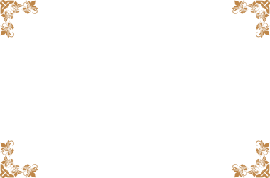 Süslü köşeleri olan zarif Vintage Gold Frame. 406