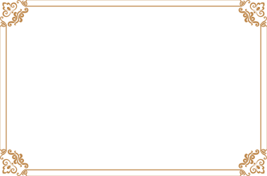 Süslü köşeleri olan zarif Vintage Gold Frame. 413