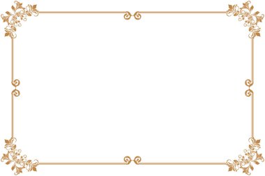 Süslü vintage çerçevelerin elementleri. Beyaz, klasik el yazısı kıvrımları ve çiçek motifleri üzerinde sınır altını. Tebrik kartları için tasarım baskısı, düğün davetiyeleri, restoran menüsü, kraliyet sertifikaları. 445 'i ayarla