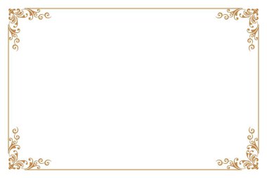 Süslü vintage çerçevelerin elementleri. Beyaz, klasik el yazısı kıvrımları ve çiçek motifleri üzerinde sınır altını. Tebrik kartları için tasarım baskısı, düğün davetiyeleri, restoran menüsü, kraliyet sertifikaları. 590 'ı ayarla