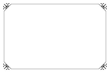 Süslü vintage çerçevelerin elementleri. Beyaz, klasik el yazısı kıvrımlarında sınır siyahı, çiçek motifleri. Tebrik kartları için tasarım baskısı, düğün davetiyeleri, restoran menüsü, kraliyet sertifikaları. 805 'i ayarla