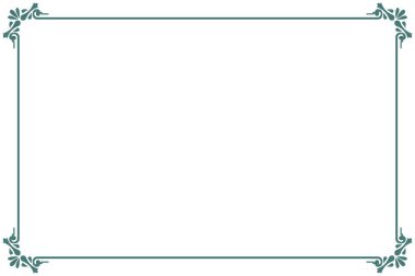 Süslü vintage çerçevelerin elementleri. Klasik hat hareketlerinde sınır yeşili, çiçek motiflerinde de. Tebrik kartları için tasarım baskısı, düğün davetiyeleri, restoran menüsü, kraliyet sertifikaları. 829 'u ayarla