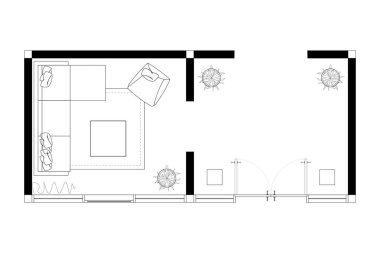 Birleşik Girişler ve Yaşam Alanının Mimari Planı. 11