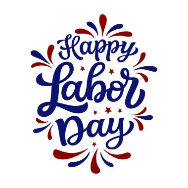 Doğum günün kutlu olsun. Beyaz arka planda izole edilmiş el yazısı. Tişörtler, kupalar, posterler, kartlar, afişler için vektör tipografisi