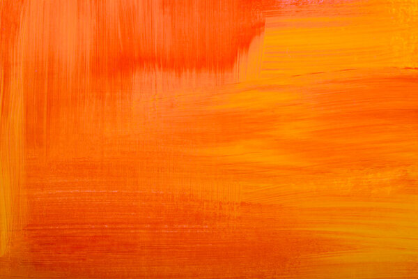 Оранжевый цвет акварели
