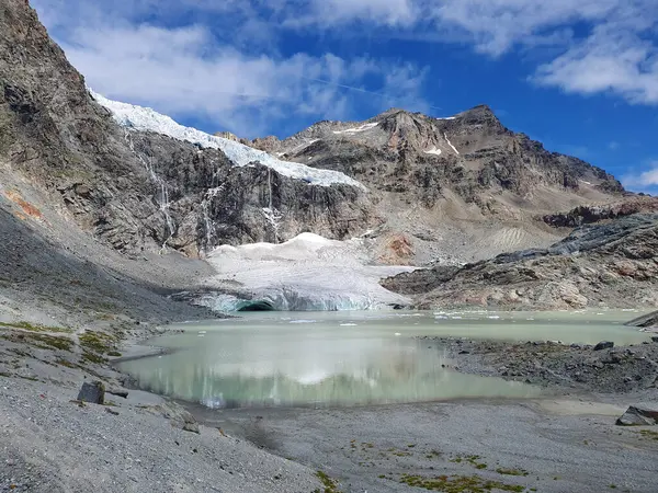 Lago Alpino Della Fellaria Valmalenco — Foto Stock
