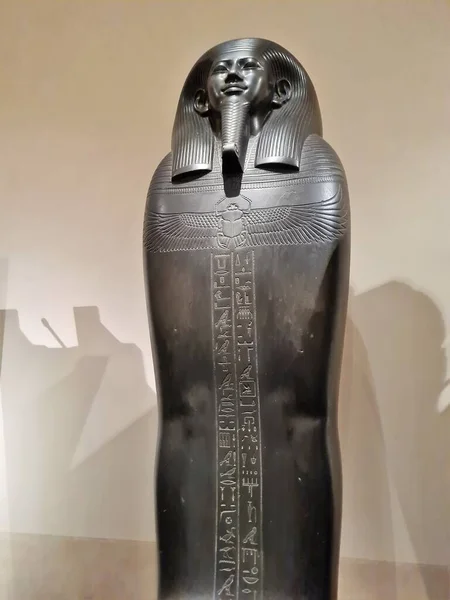 Entirely Dedicated Nilotic Civilization Say Civilization Isdeveloped Nile Sarcophagus — Foto Stock