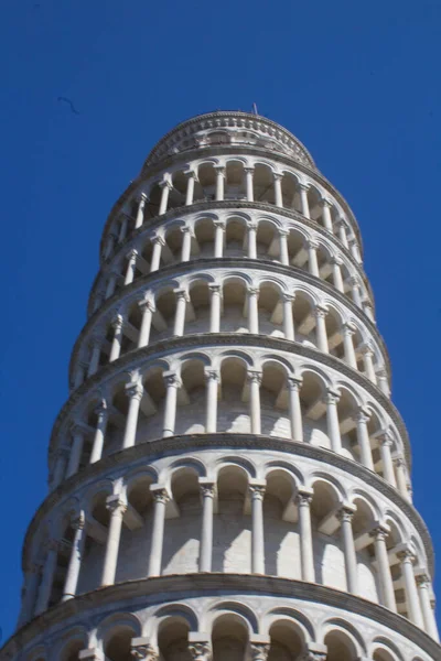 2022 Ιταλία Πίζα Κεκλιμένος Πύργος Του Pisaevocative Εικόνα Του Κεκλιμένου — Φωτογραφία Αρχείου