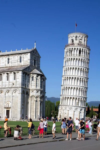 2022 Італія Піза Похила Вежа Пісаевокативного Зображення Похилої Вежі Пізи — стокове фото