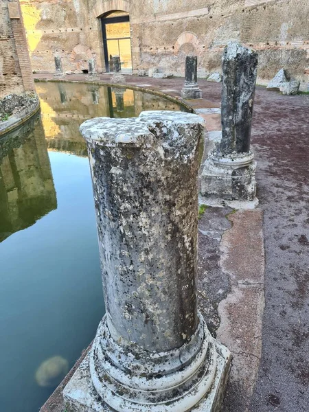 2023 Tivoli Hadrian Villa Unesco World Heritage Outskirts Rome 回忆了哈德良皇帝的别墅废墟 — 图库照片