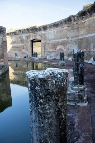 2023 Tivoli Hadrian Villa Unesco World Heritage Outskirts Rome 回忆了哈德良皇帝的别墅废墟 — 图库照片
