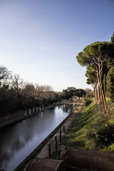 2023 Tivoli Casa Adriano Património Mundial Unesco Nos Arredores Roma — Fotografia de Stock