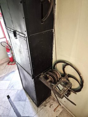 2025.02.02 Palermo, Villino Florio, bugün turistler için Villino 'nun anımsatıcı bir görüntüsü.