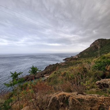 Sicilya, Zingaro Doğa Koruma Alanı, San Vito Lo Capo, Trapani yakınlarındaki rezervin anımsatıcı görüntüsü.