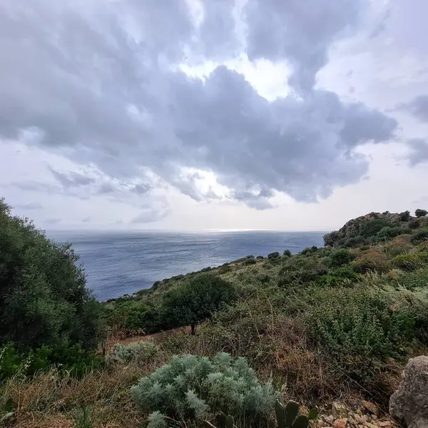 Sicilya, Zingaro Doğa Koruma Alanı, San Vito Lo Capo, Trapani yakınlarındaki rezervin anımsatıcı görüntüsü.