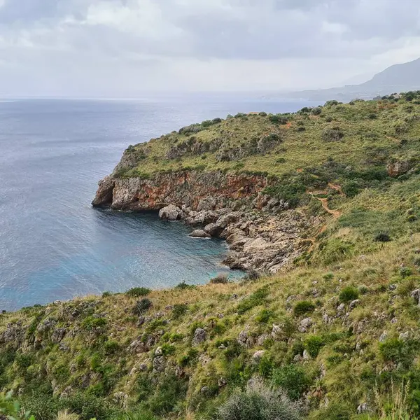 Sicilya, Zingaro Doğa Koruma Alanı, San Vito Lo Capo, Trapani yakınlarındaki rezervin anımsatıcı görüntüsü.