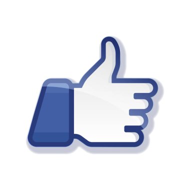 Başparmak yukarı kavramının gerçekçi yüksek detaylı vektör çizimi