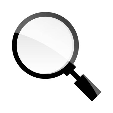 gerçekçi yüksek Detaylı vektör çizim arama simgesi.