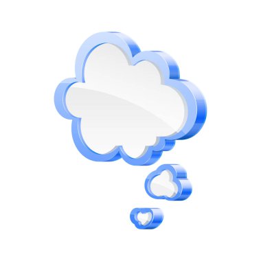 Konuşma balonu kavramının yüksek detaylı vektör çizimi