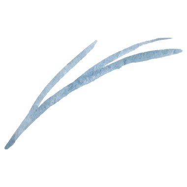 Vektör Suluboya çiçek yaprağı El çizimi çiçek tasarımı ögesi beyaz arkaplanda izole