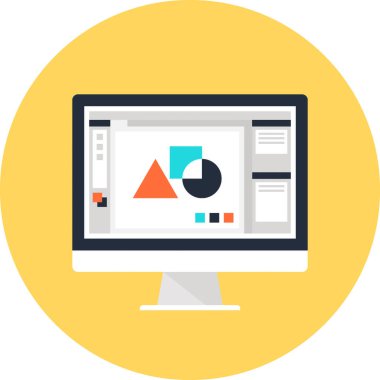 Modern düz vektör çizim simgesi tasarım konsepti. Mobil cihazlar için simge ve web grafik. Düz sembol, logo yaratıcı kavramı. Basit ve temiz düz piktogram