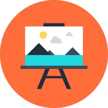 Modern düz vektör çizim simgesi tasarım konsepti. Mobil cihazlar için simge ve web grafik. Düz sembol, logo yaratıcı kavramı. Basit ve temiz düz piktogram