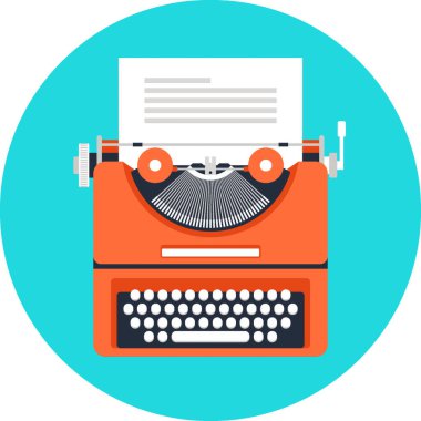 Vektör çizim copywriting düz tasarım konsepti.